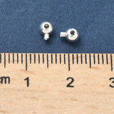 Låse Perler – 925 Sterling Sølv Belagt Messing (4,5x3,4x3mm) 6 stk. - Uniq Perler - 122074