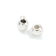 Quetschperlen – Langlebiges 925 Sterling Silber Beschichtetes Messing, Rund (3x2,5mm)