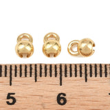 Låsehoveder – 18K Langtidsholdbar Forgyldt Messing (5,5x3,5x3,5mm) 6 stk. - Uniq Perler - 122562