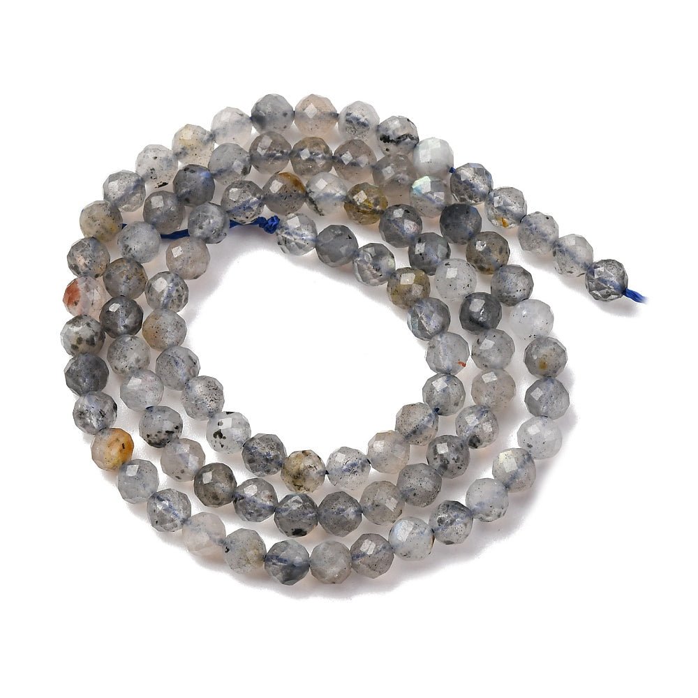 Labradorit Facetterede Perler (4~4,5mm) - Uniq Perler - 