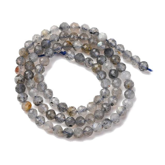 Labradorit Facetterede Perler (4~4,5mm) - Uniq Perler - 