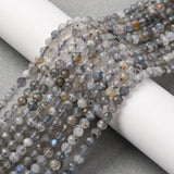 Labradorit Facetterede Perler (4~4,5mm) - Uniq Perler - 
