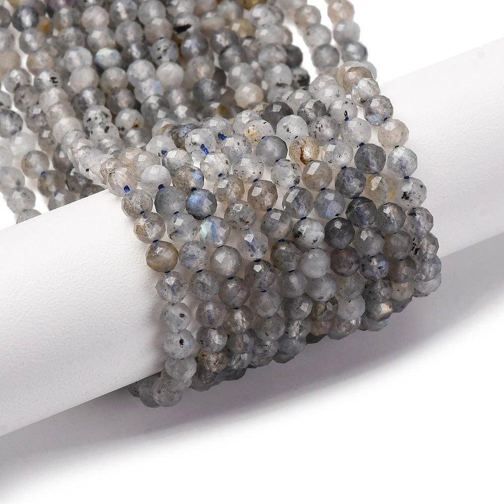 Labradorit Facetterede Perler (4~4,5mm) - Uniq Perler - 