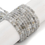 Labradorit – Grå/Sort, Facetteret (2mm) - Uniq Perler - 112447