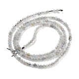 Labradorit – Grå/Sort, Facetteret (2mm) - Uniq Perler - 112447