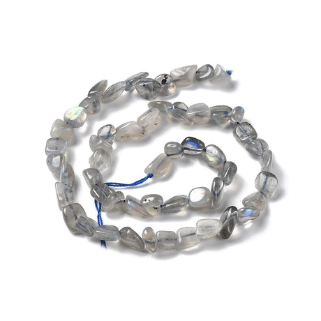 Labradorit – Nuggets Med Runde Kanter (7 - 16mm) - Uniq Perler - 752863