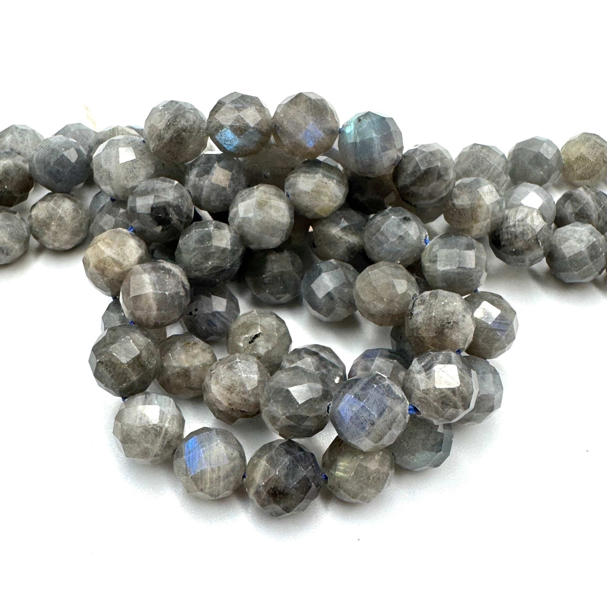 Labradorit Perler – Facetteret (10mm) - Uniq Perler - 645667