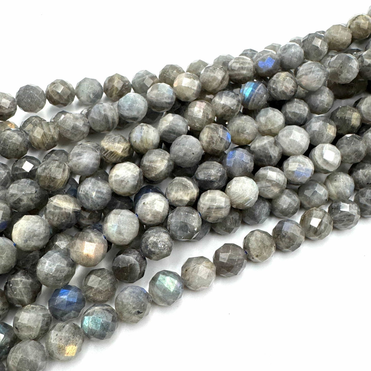 Labradorit Perler – Facetteret (10mm) - Uniq Perler - 645667