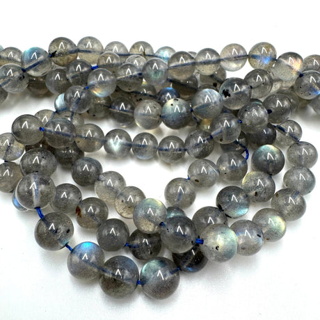 Labradorit – Rare Kvalitet, Rund (8mm) - Uniq Perler - 675644