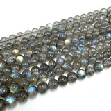 Labradorit – Rare Kvalitet, Rund (8mm) - Uniq Perler - 675644