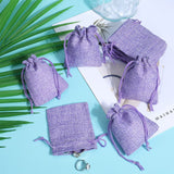 Lærredspose – Lilla (9x7cm) 24 Stk - Uniq Perler - 115194