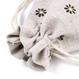 Lærredspose Med Blomster (10x14cm) – 10 Stk - Uniq Perler - 113980