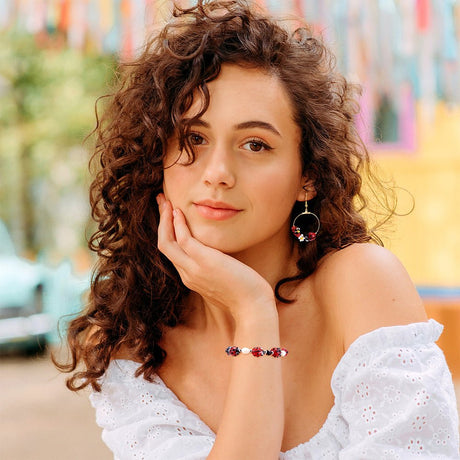 Lampwork Glasperler – Mariehøne, Rød (Ca. 10.5–14mm, 20 stk pr. streng) - Uniq Perler - 