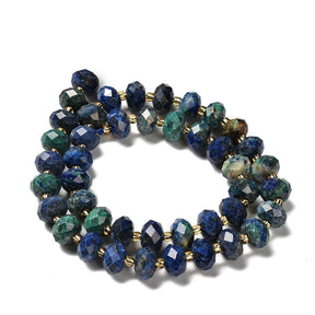 Lapislazuli – Facettierte Rondelle (10x6,5mm) - Uniq Perler - 554928