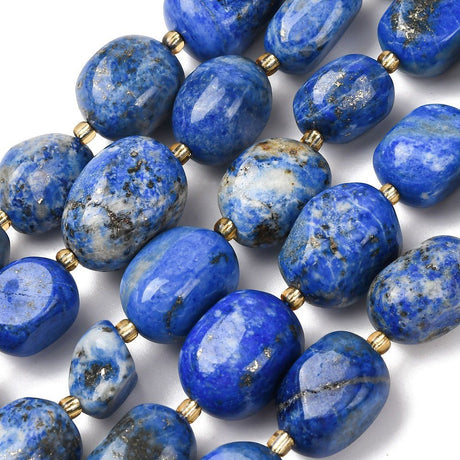 Lapis Lazuli Nuggets – Tumble (12–20mm) - Uniq Perler - 117559