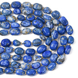 Lapis Lazuli Nuggets – Tumble (12–20mm) - Uniq Perler - 117559