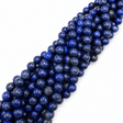 Lapis Lazuli Perler – Blå, Runde (8mm) - Uniq Perler - 124527