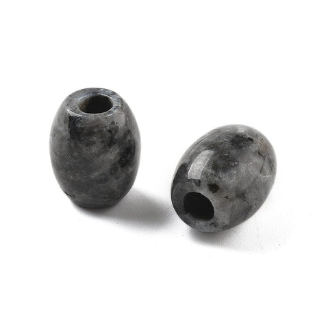 Larvikit Perler - Grå (15x13,5mm) 2 stk - Uniq Perler - 114477