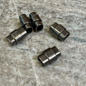 Verschlüsse Magnet Verschluss, schwarz plattiert, 20x12mm