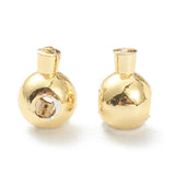 Låse Perler - Langtidsholdbar Forgyldning (10 stk.) - Uniq Perler - 418848