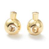 Låse Perler - Langtidsholdbar Forgyldning (10 stk.) - Uniq Perler - 418848