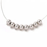 Låse Perler – Platinfarvet Messing, 4,5x3,5x3mm (8 Stk) - Uniq Perler - 114944