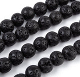 Lava Perler – Sort (8mm) - Uniq Perler - 1111489841