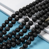 Lava Perler – Sort, Rund (10mm) - Uniq Perler - 442847