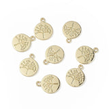 Livets Træ Vedhæng, 24K Forgyldt, 19x15mm - Uniq Perler - 0000014833