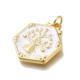 Livets Træ Vedhæng, Forgyldt, (17,5x22,5mm) - Uniq Perler - 114719