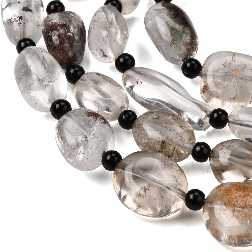 Lodolite Kvarts Nuggets – Tumble (11.5–23mm) - Uniq Perler - 117620