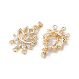 Lotus Vedhæng, Langtidsholdbar Forgyldning, 24x16x4,5mm - Uniq Perler - 113219