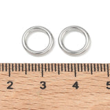 Lukkede Øskner – Stål (10x1,5mm) 10 stk. - Uniq Perler - 123089