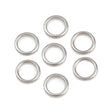 Lukkede Øskner – Stål (4x0,6mm) 10 stk - Uniq Perler - 126267