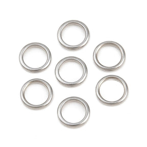 Lukkede Øskner – Stål (4x0,6mm) 10 stk - Uniq Perler - 126267