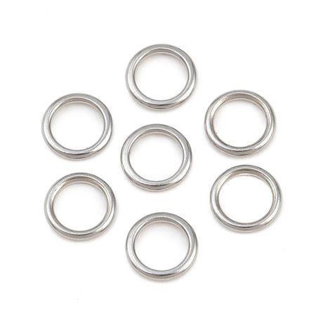 Lukkede Øskner – Stål (4x0,6mm) 10 stk - Uniq Perler - 126267