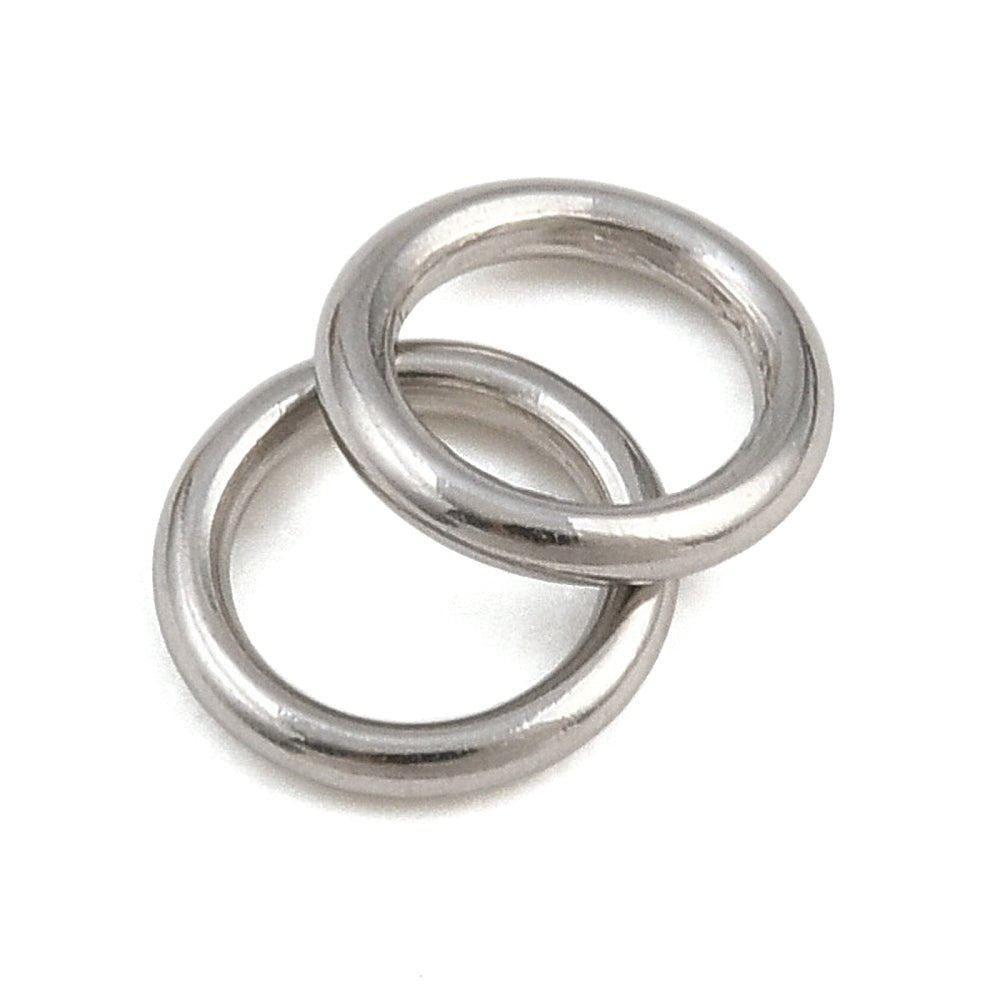 Lukkede Øskner – Stål (5x0,8mm) 10 stk - Uniq Perler - 126270