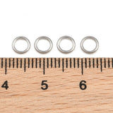 Lukkede Øskner – Stål (5x0,8mm) 10 stk - Uniq Perler - 126270