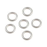 Lukkede Øskner – Stål (5x0,8mm) 10 stk - Uniq Perler - 126270