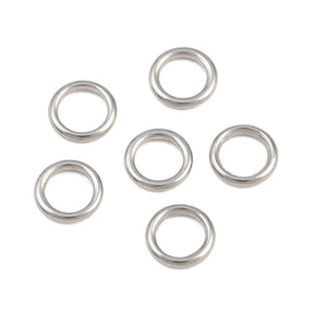Lukkede Øskner – Stål (5x0,8mm) 10 stk - Uniq Perler - 126270