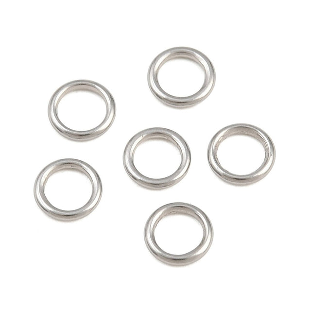 Lukkede Øskner – Stål (5x0,8mm) 10 stk - Uniq Perler - 126270