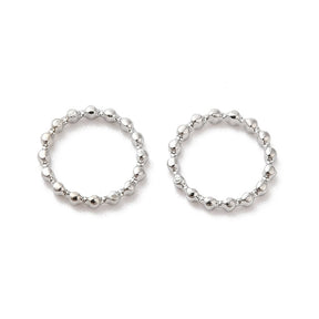 Geschlossene Ösen mit Details – Stahl (7mm) 6 Stk - Uniq Perler - 