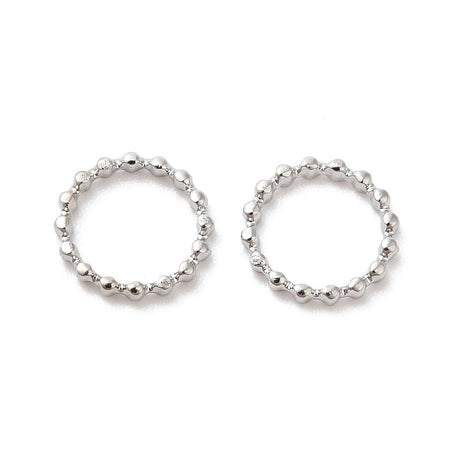 Lukkede Øsken Med Detaljer – Stål (7mm) 6 stk - Uniq Perler - 