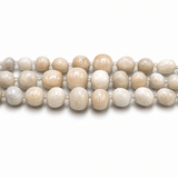 Månesten – Hvid, Nuggets (5–15mm) - Uniq Perler - 112893