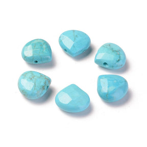 Magnesite Drops (13x13x6mm) 2 pcs. - Uniq Perler - 115548