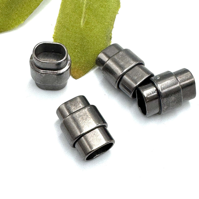 Magnet Lås – Antik Sort (18x15x5,5mm, Hul: 10x7mm) - Uniq Perler - 111015