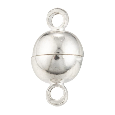 Magnet Lås – Forsølvet (11,5x6mm) - Uniq Perler - 0000001884