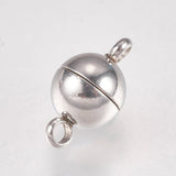 Magnetverschluss aus wasserdichtem Stahl – Stahlfarbe (12x6mm, 1 Stk.) - Uniq Perler - 117449