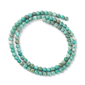 Maifan Stein Perlen – Grün, Rund (4 - 4,5mm) - Uniq Perler - 683840