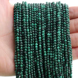Malakit Perler – Facetteret Rund (4 mm) - Uniq Perler - 302076